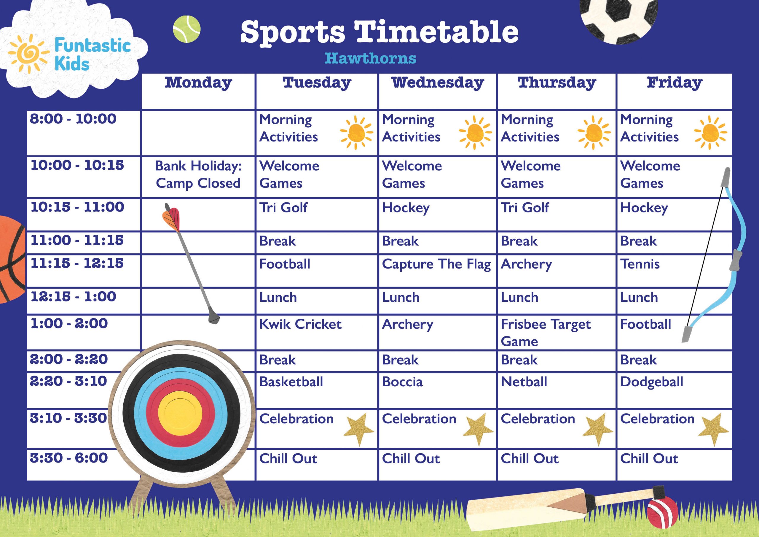 Hawthorns-Sports-Timetable-May-2025 May Half Term Sports Timetable
